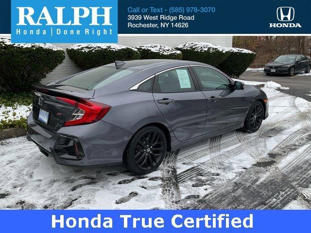 used 2020 Honda Civic Si car, priced at $24,990