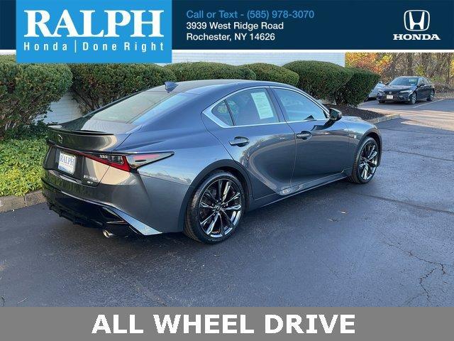 used 2023 Lexus IS 350 car, priced at $42,957