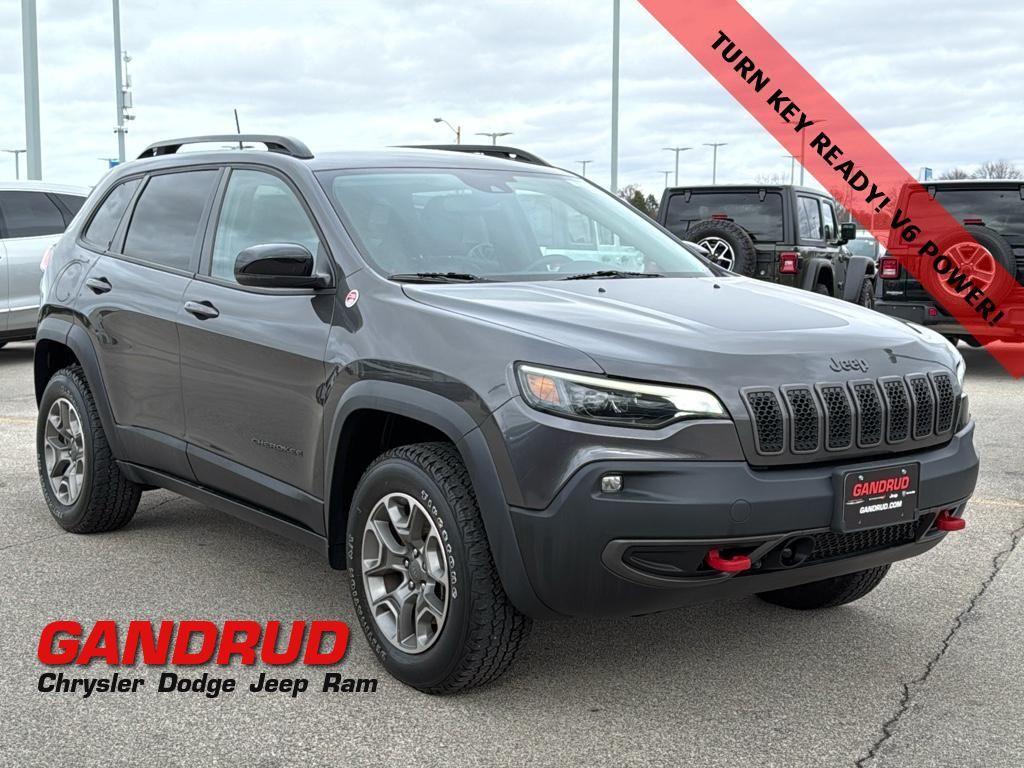 used 2022 Jeep Cherokee car, priced at $23,495