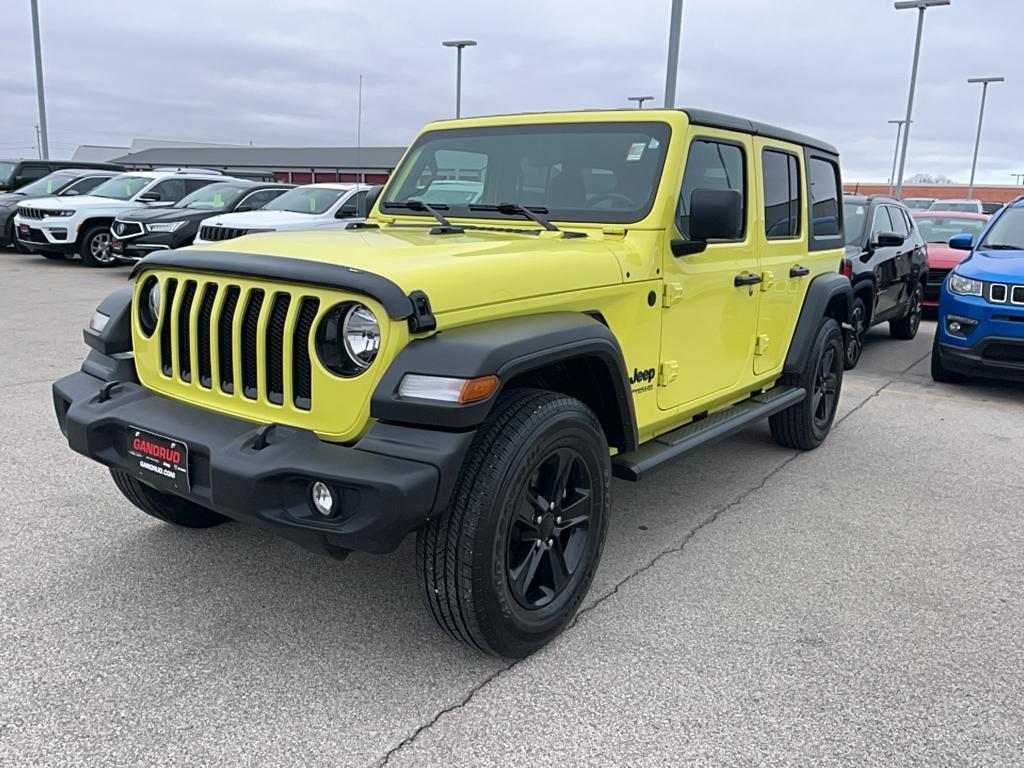 used 2022 Jeep Wrangler Unlimited car, priced at $33,695