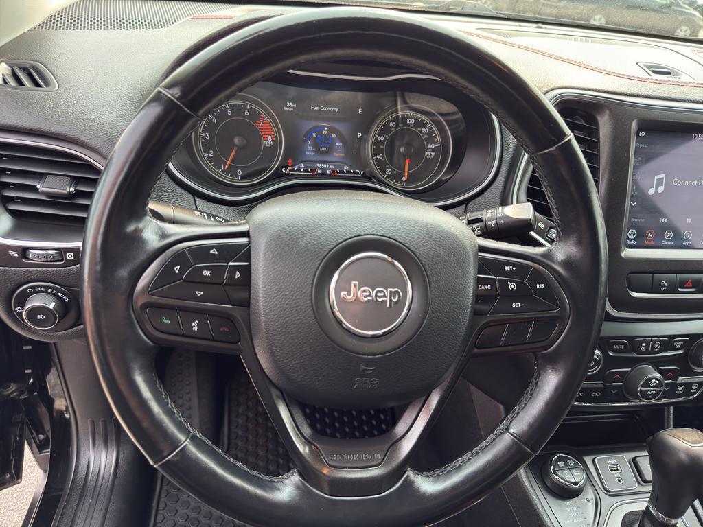 used 2021 Jeep Cherokee car, priced at $22,995