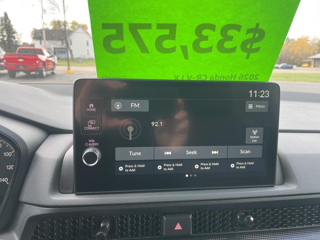 new 2026 Honda CR-V car, priced at $33,575