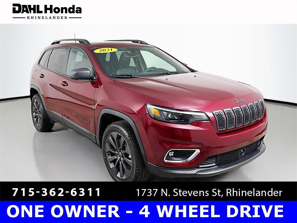 used 2021 Jeep Cherokee car, priced at $22,000