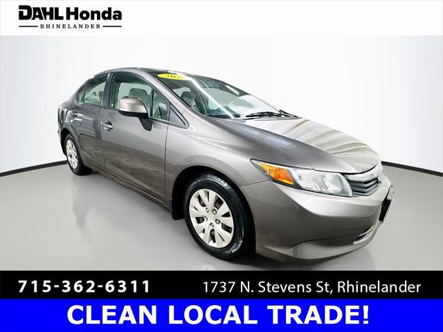 used 2012 Honda Civic car, priced at $7,750