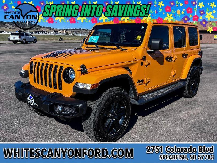 used 2021 Jeep Wrangler Unlimited car, priced at $37,678