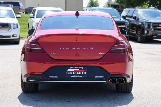 used 2023 Genesis G70 car, priced at $23,950