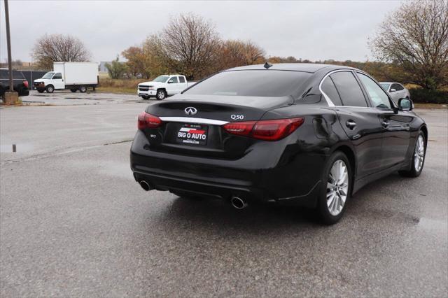 used 2023 INFINITI Q50 car, priced at $24,950