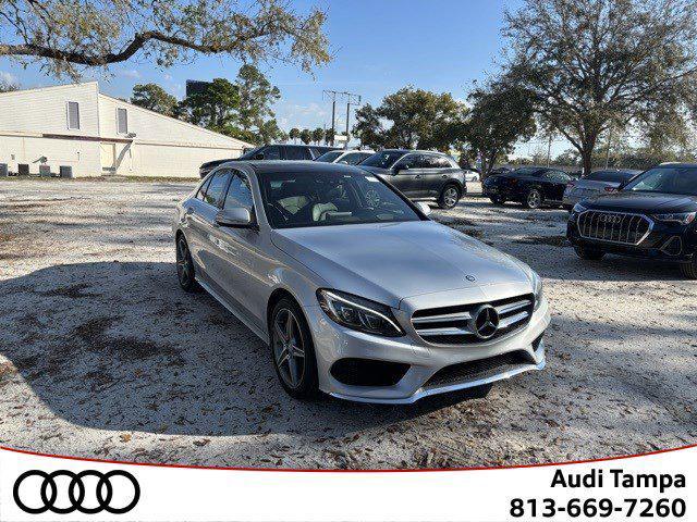 used 2015 Mercedes-Benz C-Class car, priced at $18,989