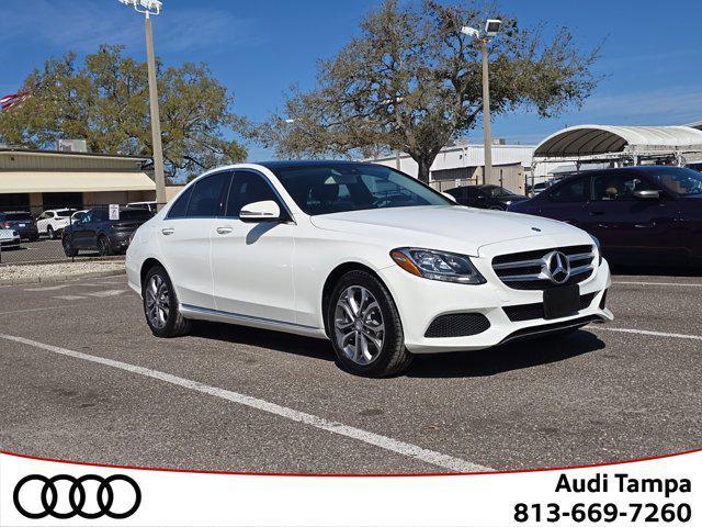 used 2017 Mercedes-Benz C-Class car, priced at $17,989