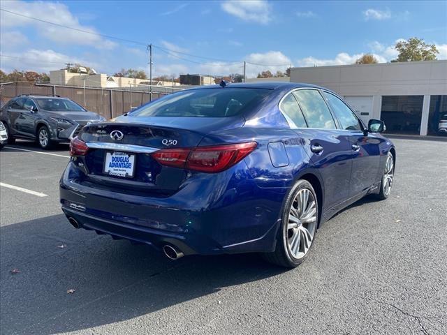 used 2022 INFINITI Q50 car, priced at $33,888