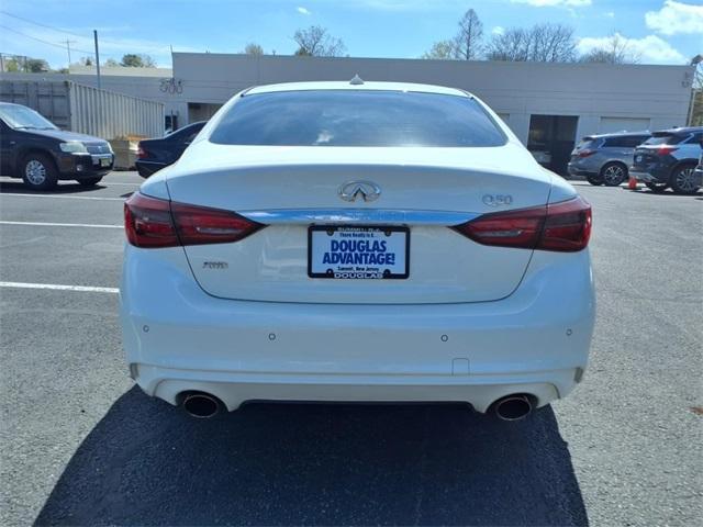 used 2022 INFINITI Q50 car, priced at $30,988