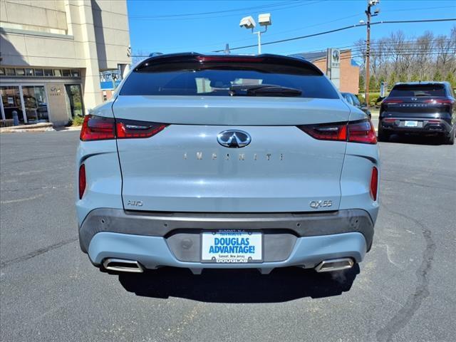 used 2022 INFINITI QX55 car, priced at $37,787