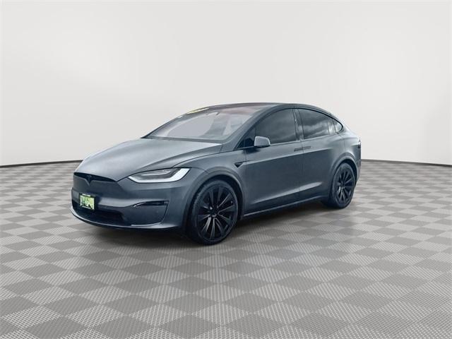 used 2022 Tesla Model X car, priced at $60,499