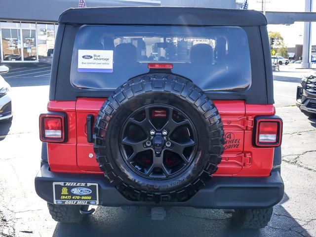 used 2022 Jeep Wrangler car, priced at $28,840