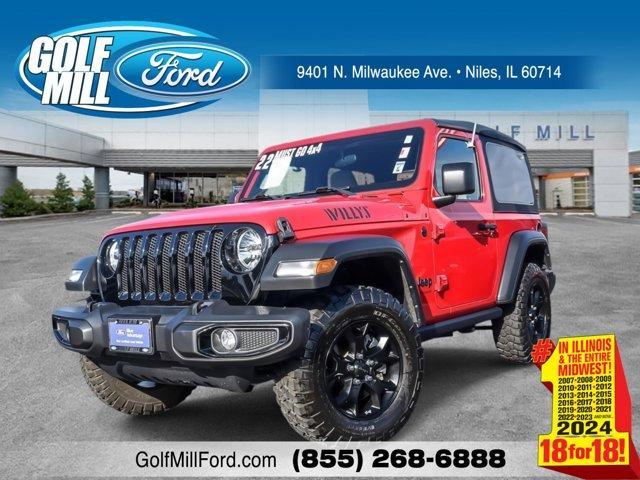 used 2022 Jeep Wrangler car, priced at $28,840