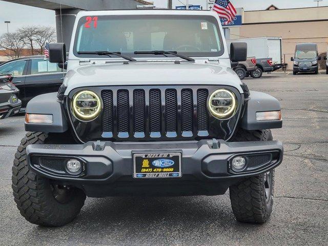 used 2021 Jeep Wrangler Unlimited car, priced at $32,887