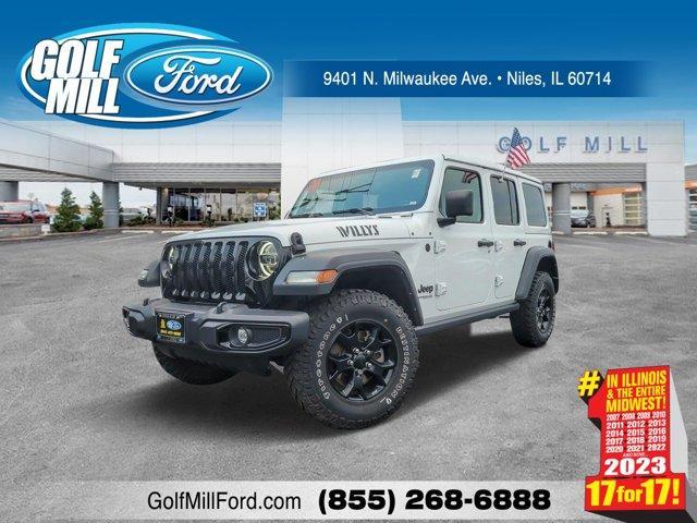 used 2021 Jeep Wrangler Unlimited car, priced at $32,887