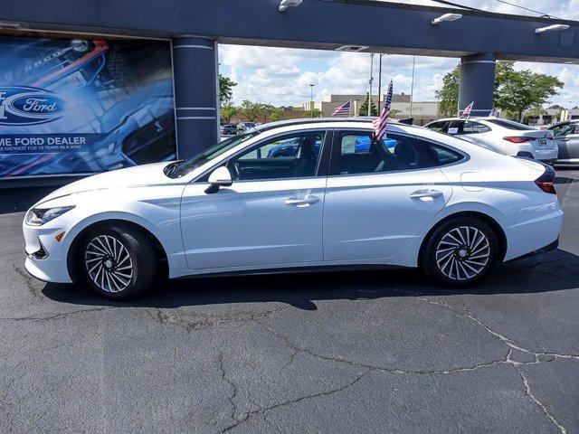 used 2021 Hyundai Sonata Hybrid car, priced at $22,978