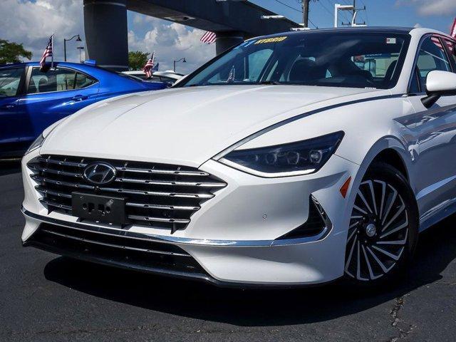 used 2021 Hyundai Sonata Hybrid car, priced at $22,978