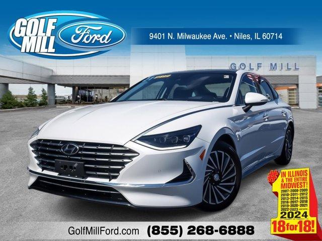 used 2021 Hyundai Sonata Hybrid car, priced at $24,887