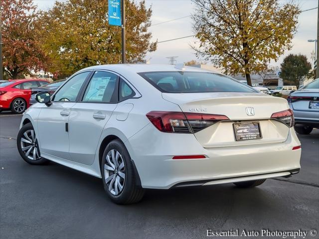 new 2025 Honda Civic car, priced at $25,800