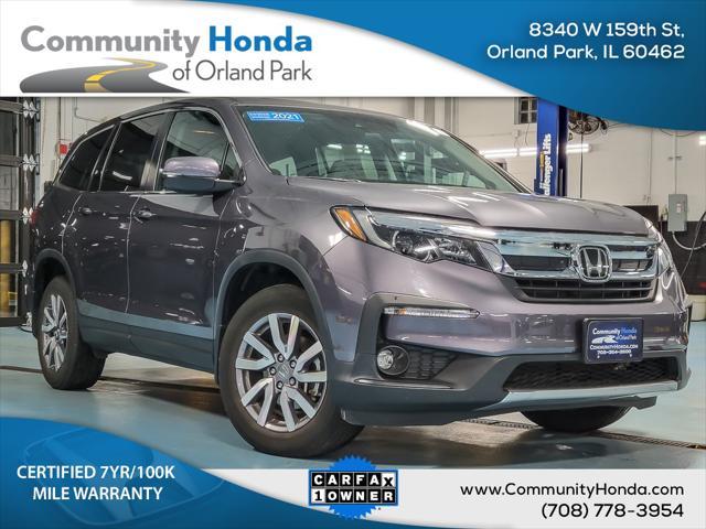 used 2021 Honda Pilot car, priced at $29,877