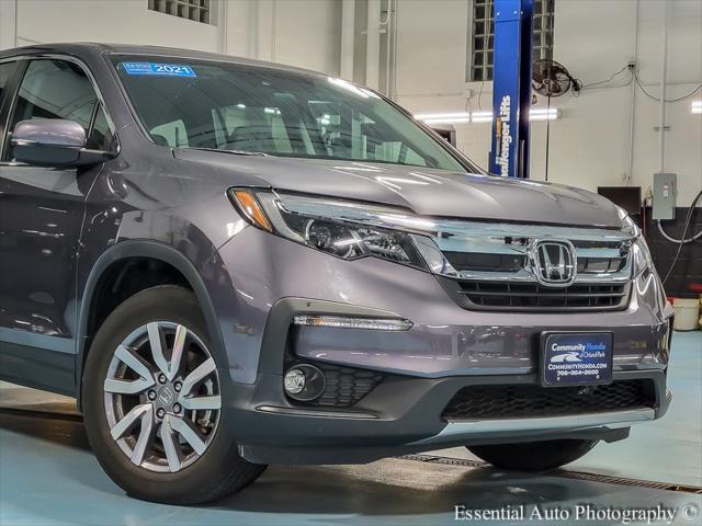 used 2021 Honda Pilot car, priced at $29,877