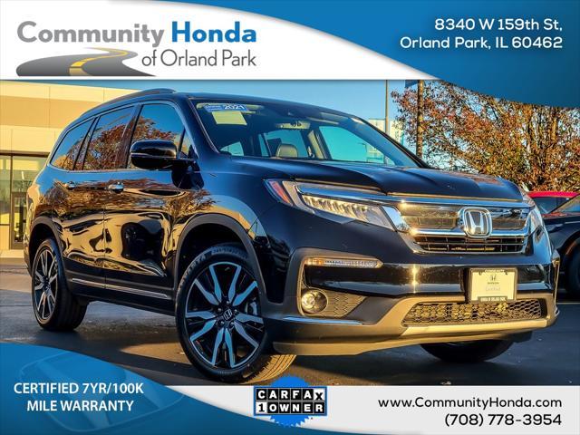 used 2021 Honda Pilot car, priced at $30,877