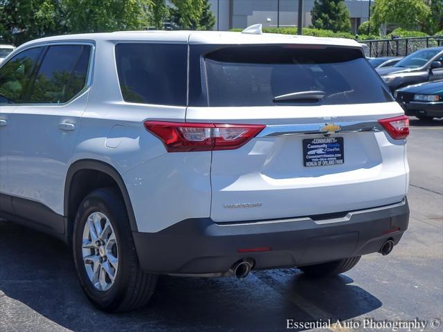 used 2021 Chevrolet Traverse car, priced at $18,588