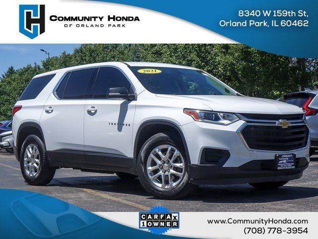 used 2021 Chevrolet Traverse car, priced at $16,988