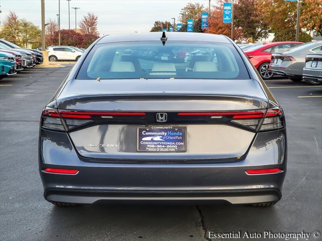 new 2025 Honda Accord car, priced at $31,655