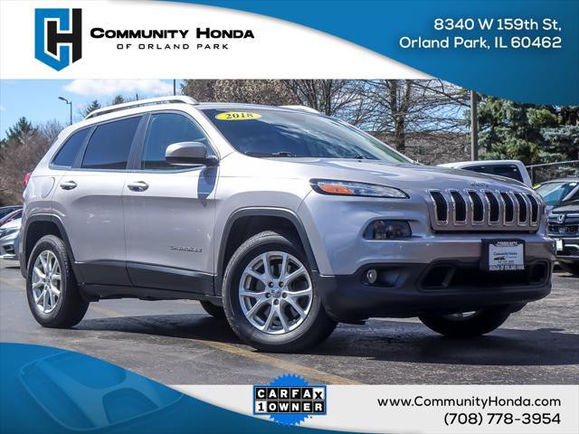 used 2018 Jeep Cherokee car, priced at $16,788