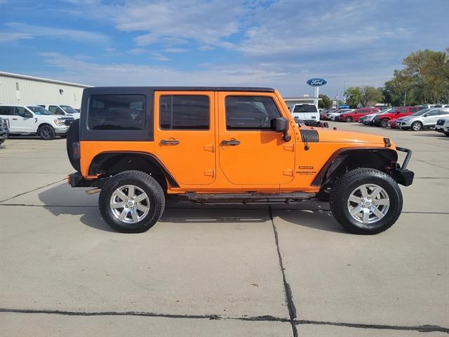 used 2012 Jeep Wrangler Unlimited car, priced at $13,490