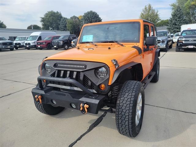 used 2012 Jeep Wrangler Unlimited car, priced at $13,490