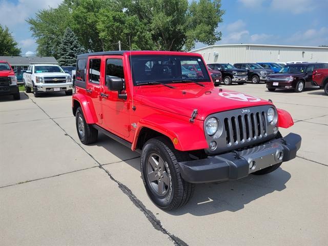 used 2015 Jeep Wrangler Unlimited car, priced at $18,490