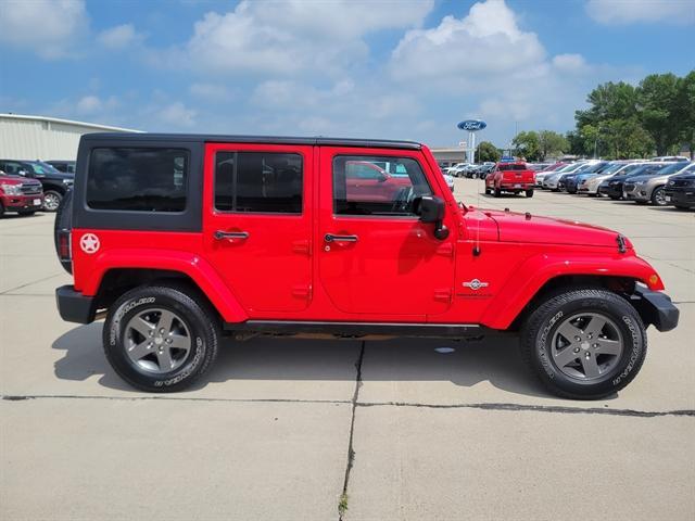used 2015 Jeep Wrangler Unlimited car, priced at $18,490