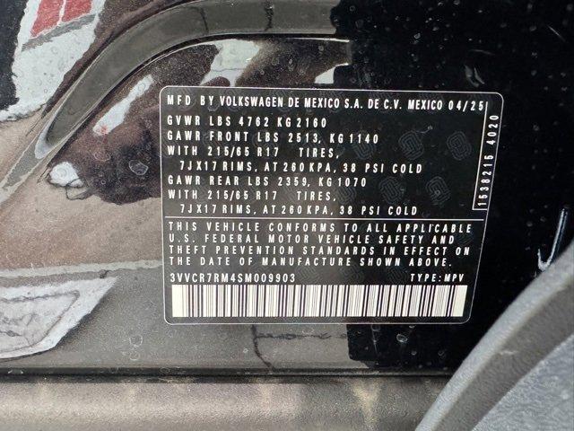 new 2025 Volkswagen Tiguan car, priced at $27,720