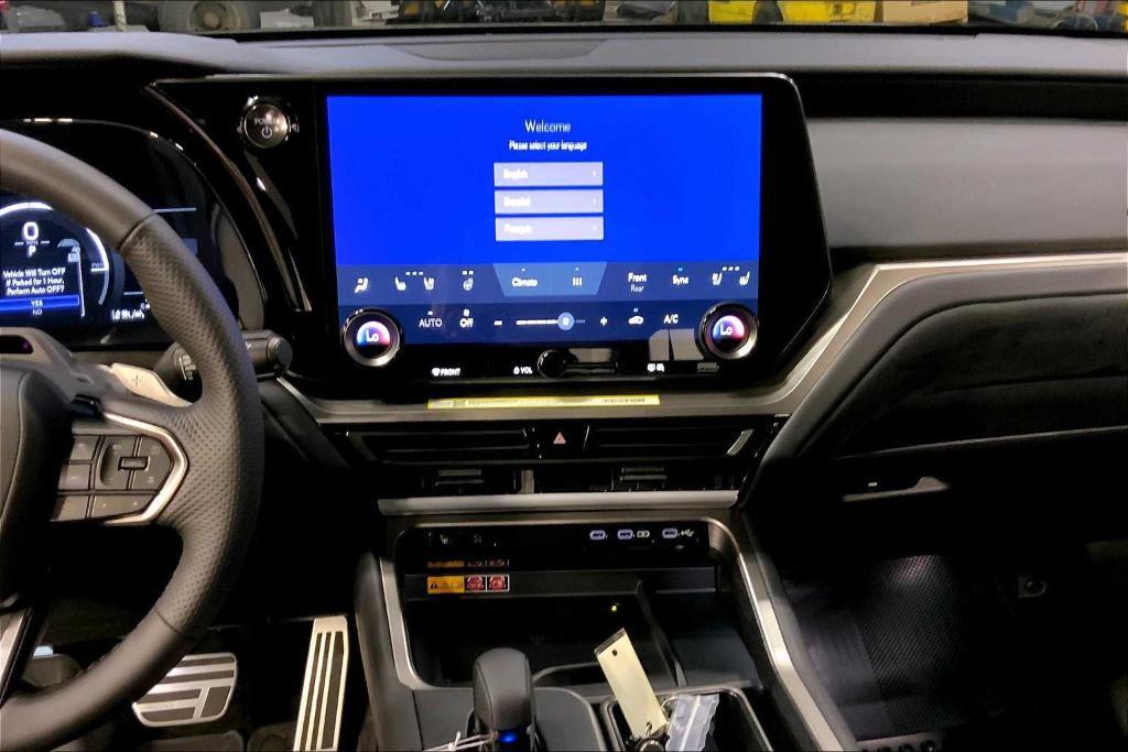 new 2025 Lexus TX 500h car, priced at $73,180