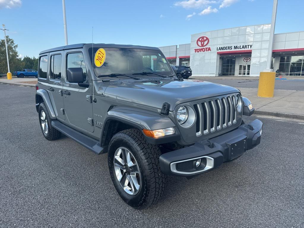 used 2021 Jeep Wrangler Unlimited car, priced at $24,735