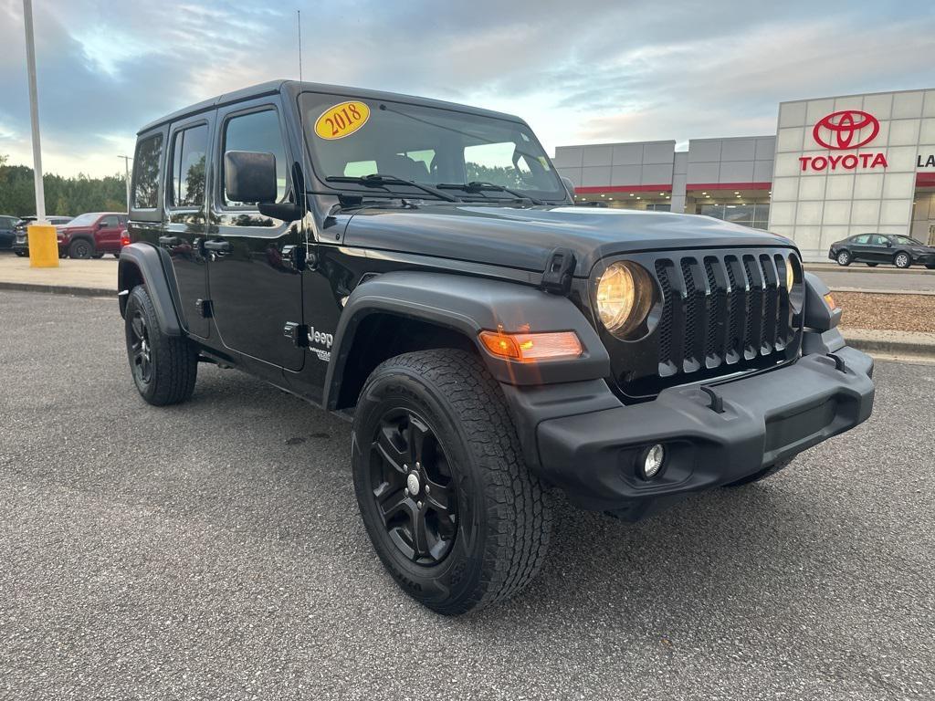 used 2018 Jeep Wrangler Unlimited car, priced at $23,105