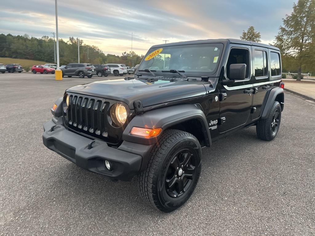 used 2018 Jeep Wrangler Unlimited car, priced at $23,105