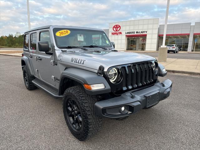 used 2020 Jeep Wrangler Unlimited car, priced at $29,576