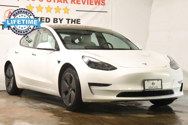 used 2021 Tesla Model 3 car, priced at $26,995