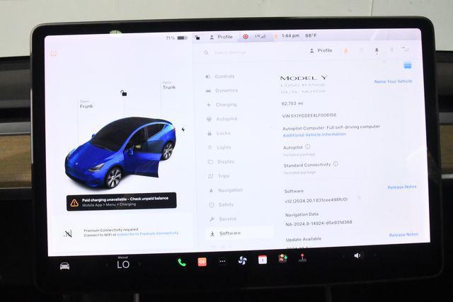 used 2020 Tesla Model Y car, priced at $25,995