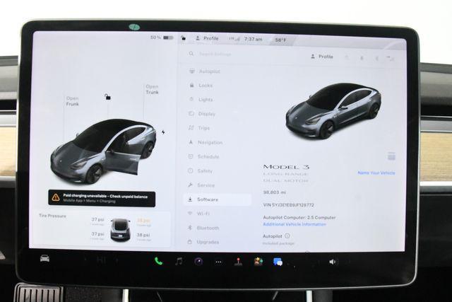 used 2018 Tesla Model 3 car, priced at $17,495