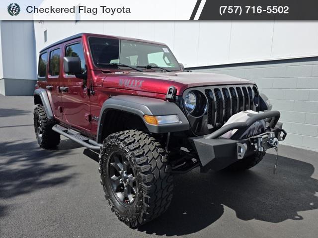 used 2022 Jeep Wrangler Unlimited car, priced at $31,881