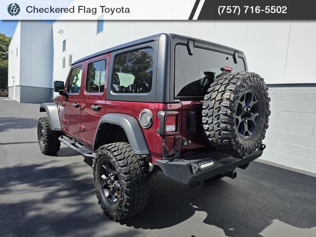 used 2022 Jeep Wrangler Unlimited car, priced at $31,881