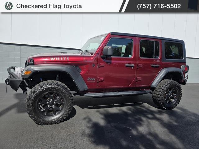 used 2022 Jeep Wrangler Unlimited car, priced at $31,881