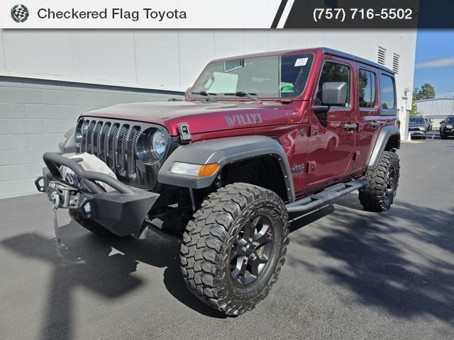 used 2022 Jeep Wrangler Unlimited car, priced at $31,881