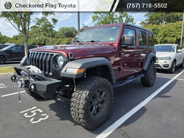 used 2022 Jeep Wrangler Unlimited car, priced at $32,965